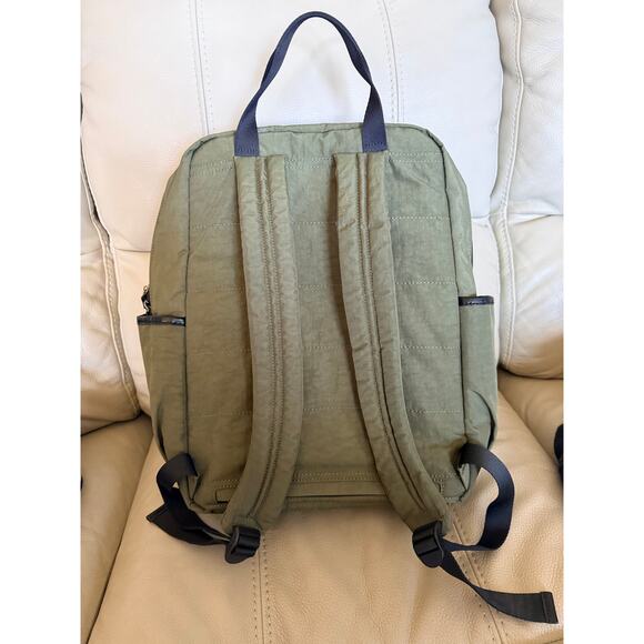 TWELVElittle Diaper Bag Backpack Olive Green Unisex Baby Bag Lightweight Nylon - Picture 2 of 10